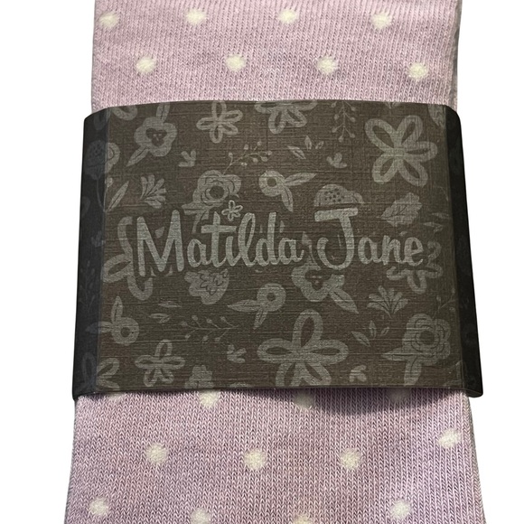 NWT Matilda Jane Enchanted Garden Harper Easter Socks Lace Pastel Girls Large - Picture 6 of 8